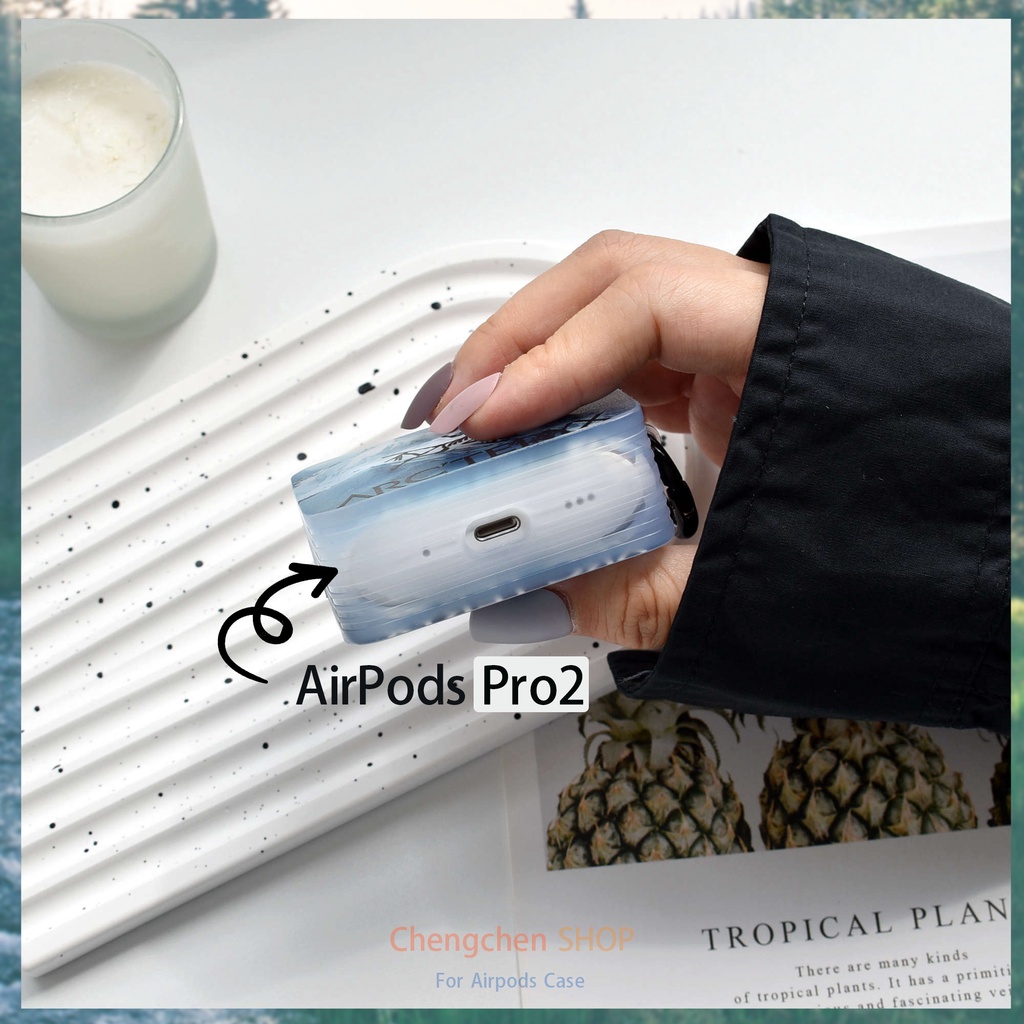 Vỏ Bảo Vệ Hộp Sạc Tai Nghe AirPods Pro2 2022 AirPods3 Hình Vuông Phong Cách Mới