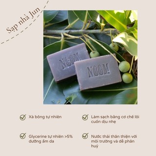 Xà bông dầu mù u Noom bánh 100gr