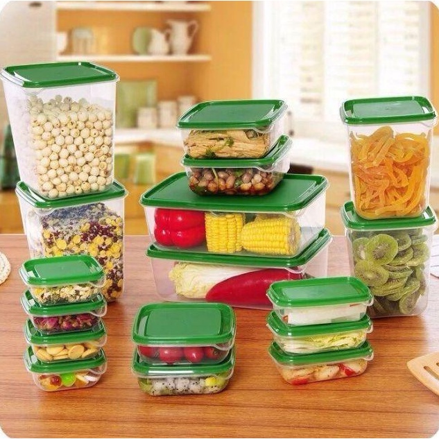 Bộ Hộp Nhựa Đựng Thức Ăn 17 Món Cao Cấp