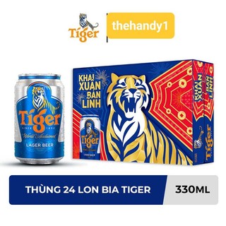 [Giao 1H] Thùng bia TIGER / TIGER CRYSTAL 24 lon 330ml