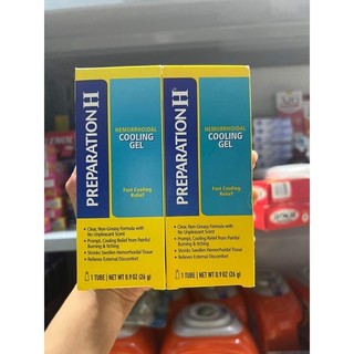 Hàng Mỹ Kem bôi trĩ mỹ Preparation H Hemorrhoidal cooling gel 26g