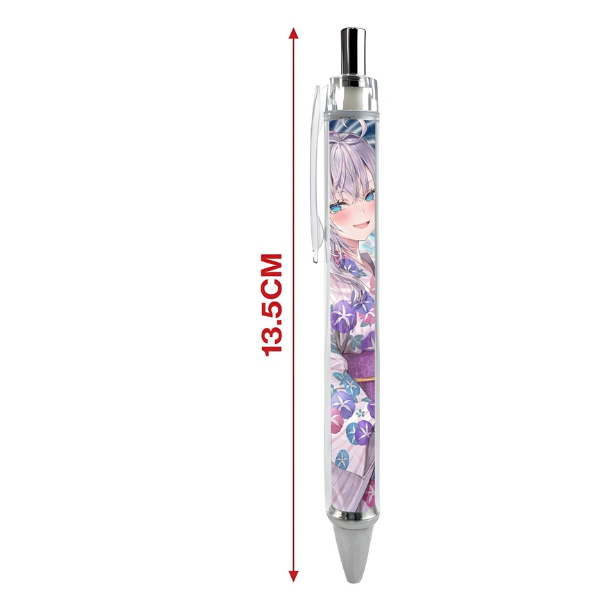 Bút viết In hình Anime theo yêu cầu - Hình in sắc nét - Bút Gel ngòi 0.5mm by 2D Tộc Shop