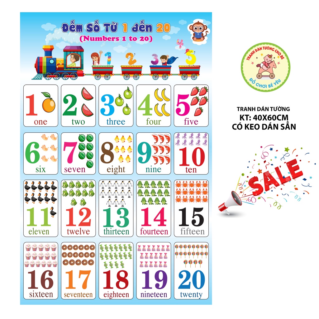 Bảng chữ cái dán tường