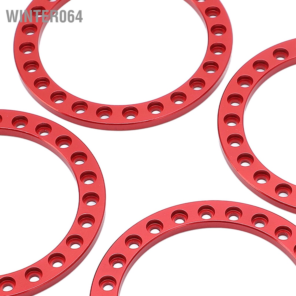 Winter064 4 cái Bánh xe bên ngoài Vòng hạt nhân bằng nhôm hợp kim Vành vòng cho Trung tâm bánh VP 1.9 inch