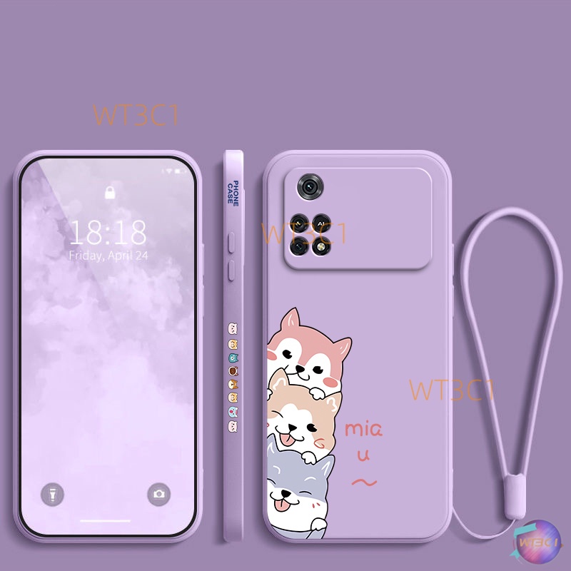 Thú Cưng Dễ Thương Cho Ốp Lưng POCO M4 Pro 4G POCO M4 Pro 5G POCO M4 5G POCO M3 Pro POCO M3 POCO M5 POCO M5S Ốp Điện Thoại Dẻo Họa Tiết