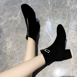 Giày Bốt Cao Cổ Thời Trang Cho Nữ Size 40 41