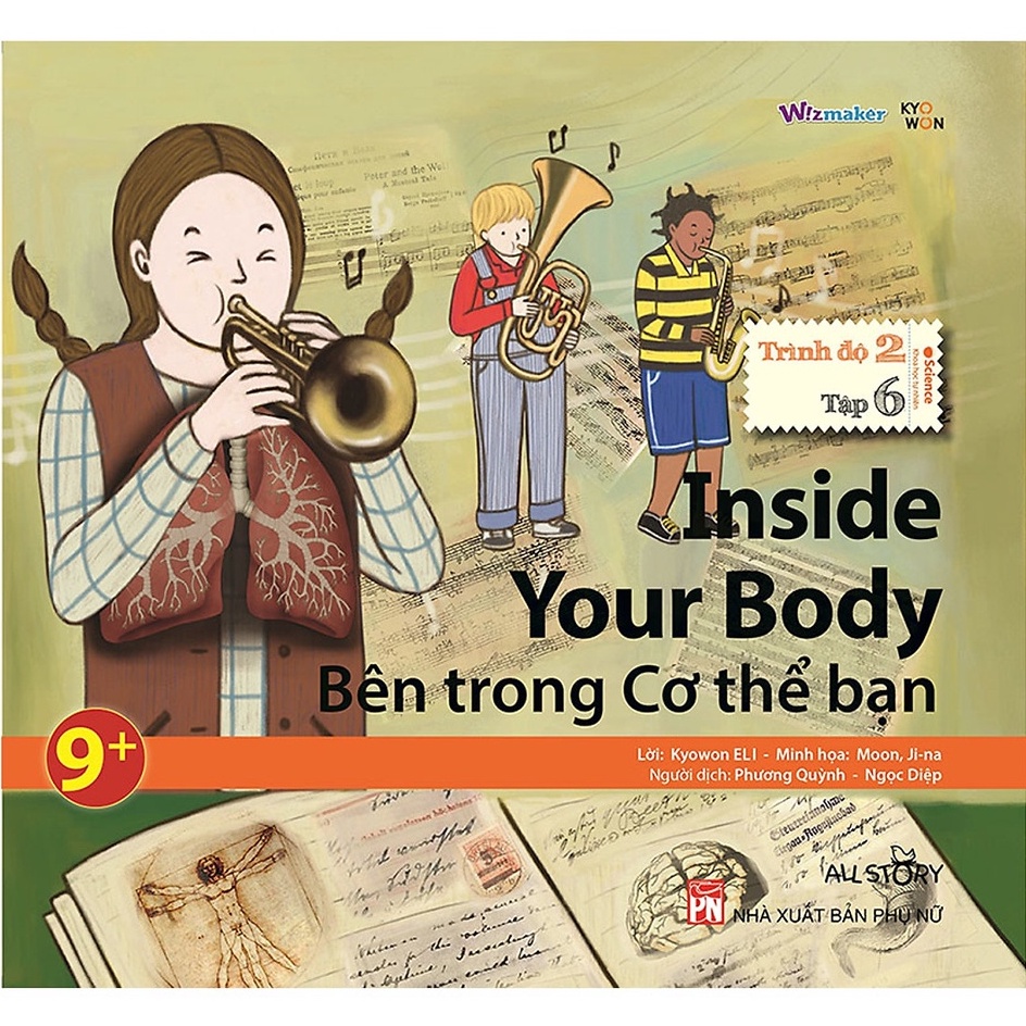 Sách - Wizmaker Trình Độ 2 - Tập 6 - Inside Your Body - Bên Trong Cơ Thể Bạn