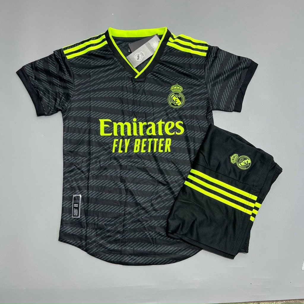 Áo Bóng Đá Real Madrid Sân Khách, Bộ Quần Áo Đá Banh Clb Real Sân Nhà Mẫu Mới Mùa Giải 2022-2023 Chuẩn Thun Mè Cao Cấp