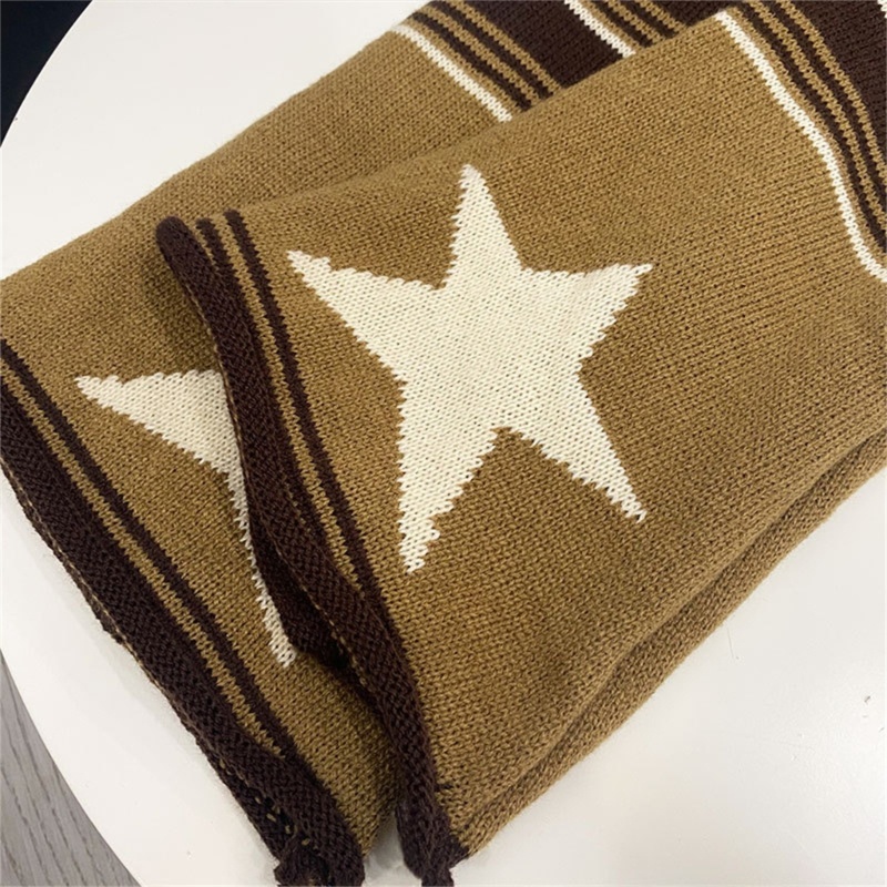 Vớ Dệt Kim Giữ Ấm Chân Họa Tiết Kẻ Sọc Phong Cách Harajuku Nhật Bản Cho Nữ