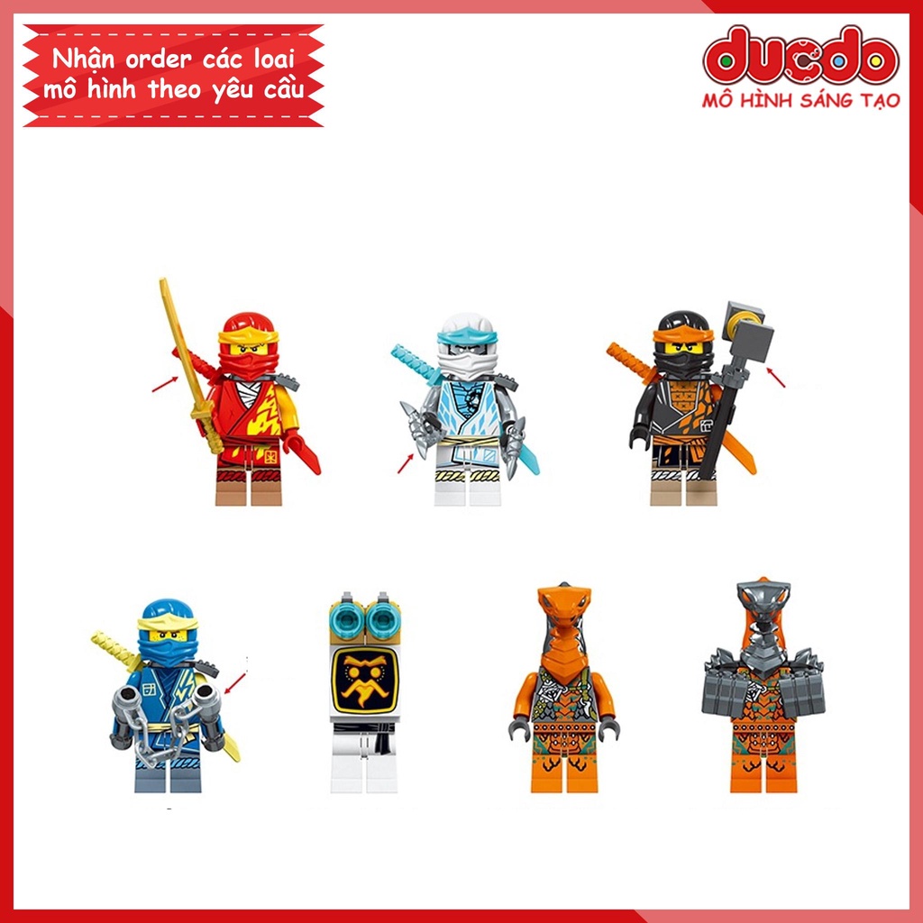 ZIMO 82207 Lắp ghép Ninjago Ninja Ultra Combo Mech - Đồ chơi Xếp hình Mô hình Ninja Minifigures 71765