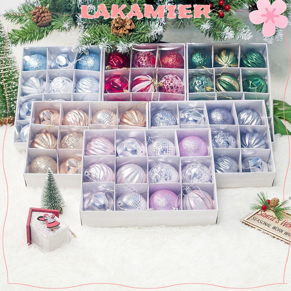 Bộ 12 Quả Châu Trang Trí Cây Thông Giáng Sinh Năm Mới