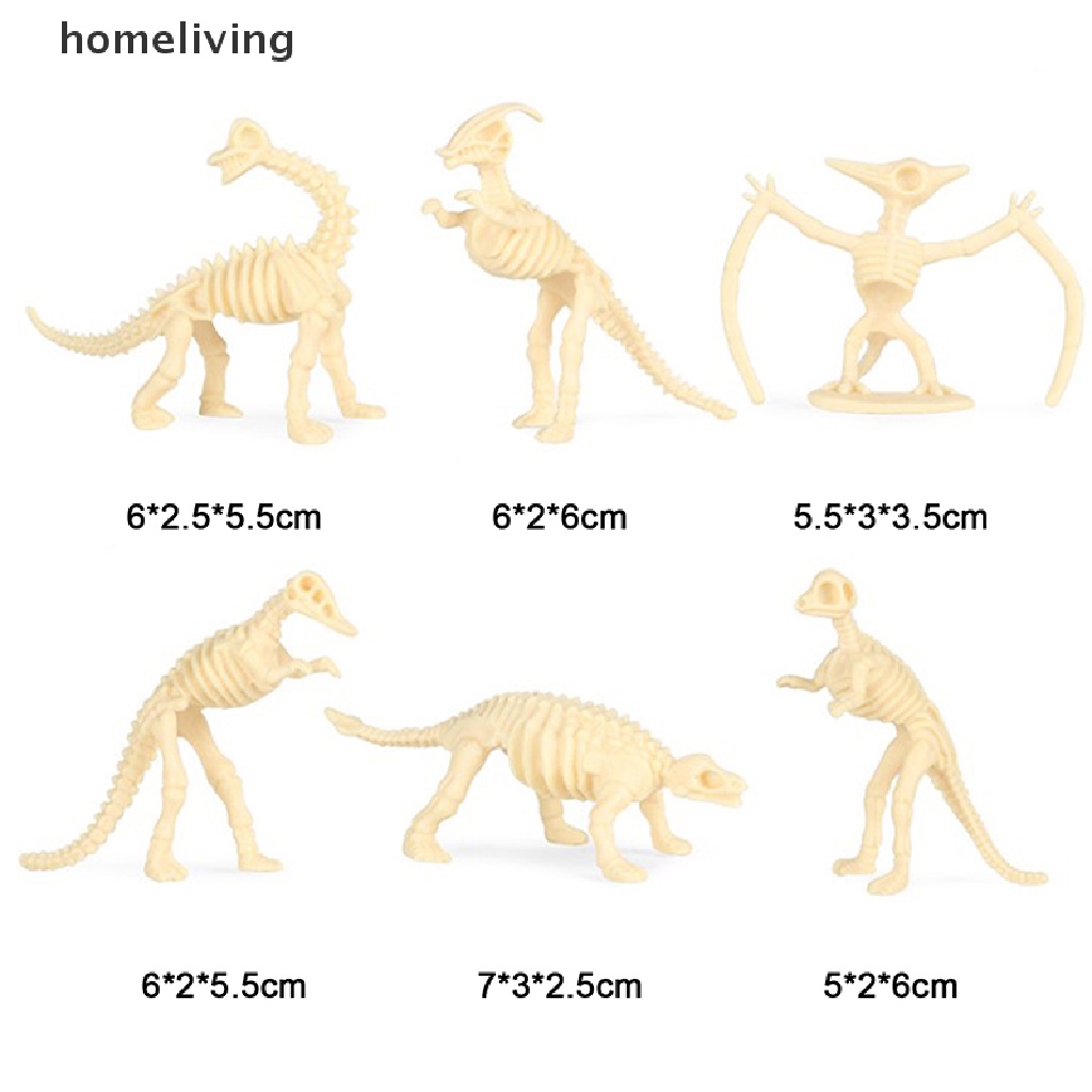 Set 12 Mô Hình Xương Khủng Long Đồ Chơi Cho Bé
