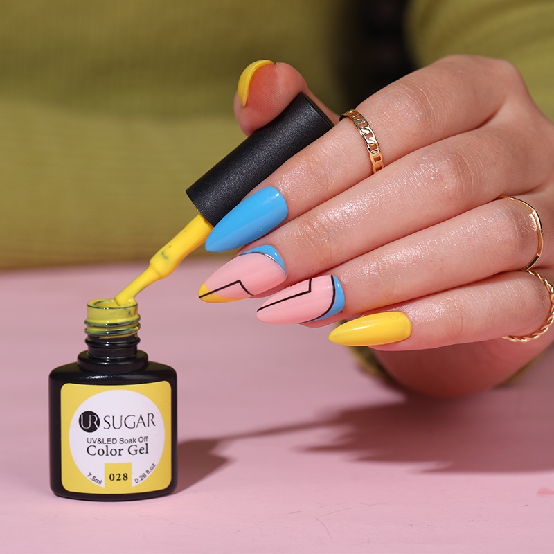 Set 20 lọ gel UV sơn móng tay UR SUGAR nhiều màu lấp lánh tuỳ chọn