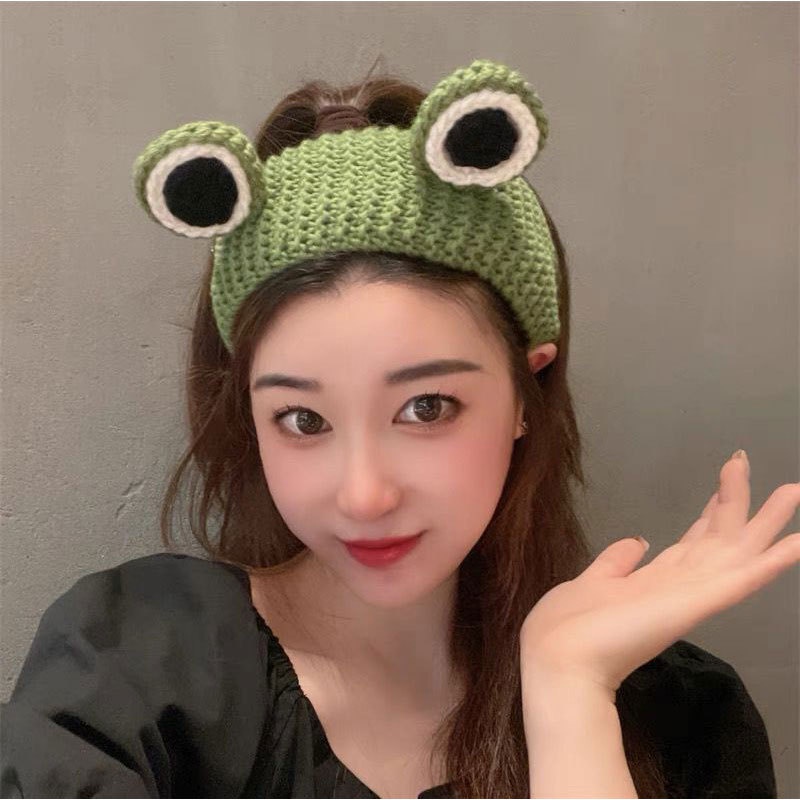 Băng Đô Cài Tóc Hình Chú Ếch Mắt To Thời Trang Hàn Quốc Cho Nữ