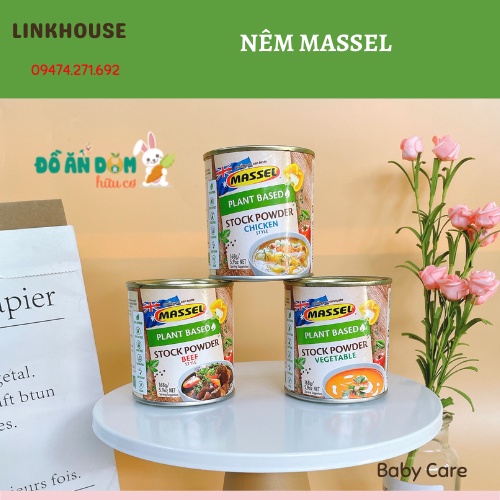 Hạt Nêm Ăn Dặm Cho Bé  - Hạt Nêm Massel Úc ( Bột nêm Massel )