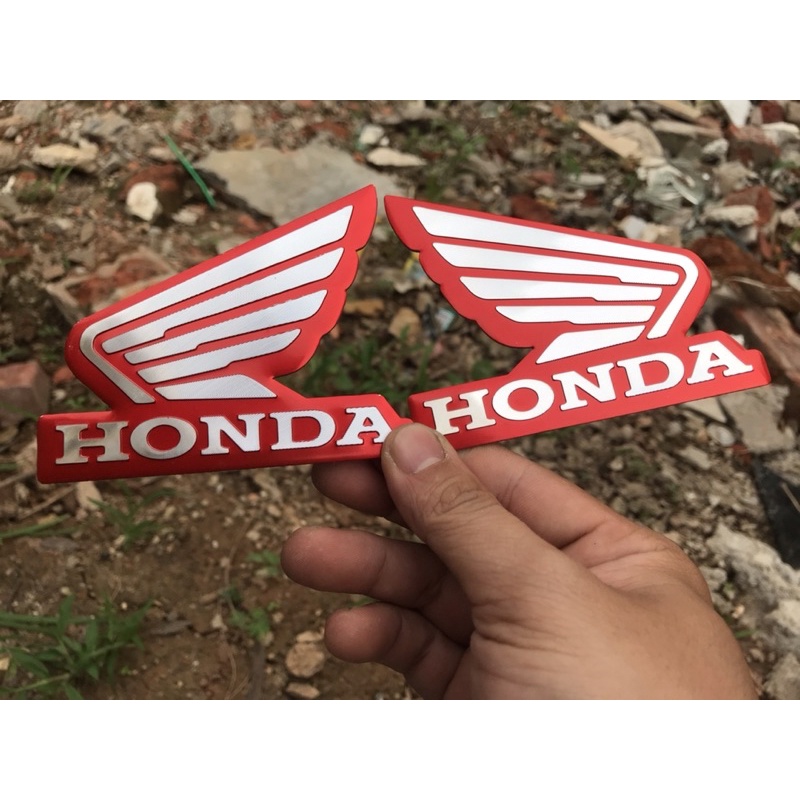 Logo cánh chim cứng màu đỏ cực đẹp