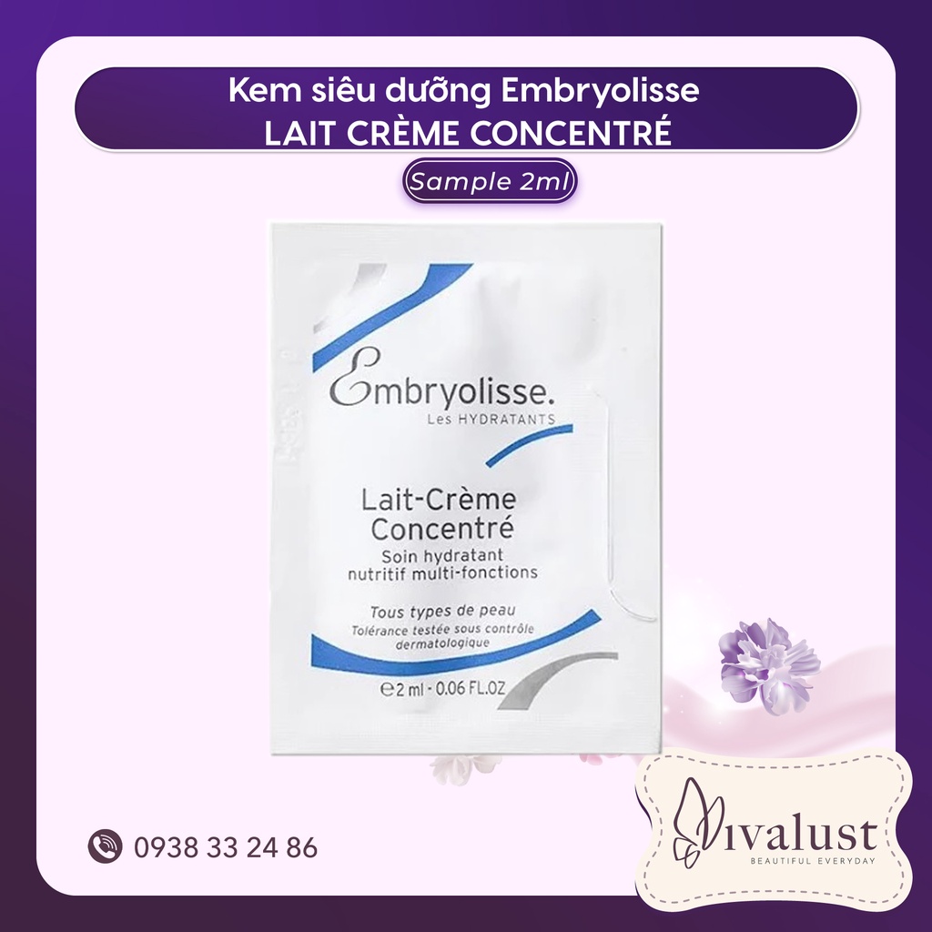 Kem Dưỡng Ẩm Embryolisse LAIT-CRÈME CONCENTRÉ - Siêu Dưỡng Ẩm & Phục Hồi Da