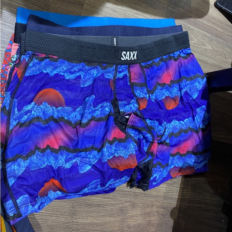 Quần Lót  Nam BOXER SAXX Đùi Có Cửa Vải Cotton Mát Cao Cấp Nhiều Màu Họa Tiết Hoạt Hình Dễ Thương CÓ BIG SIZE 38