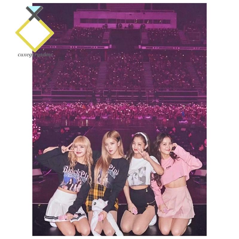 Bộ Tranh Đính Đá Họa Tiết Nhóm Nhạc BLACKPINK Độc Đáo Trang Trí Nhà Cửa
