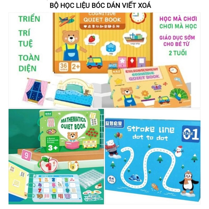 Học liệu thông minh trí tuệ cho bé. Quà tặng ý nghĩa