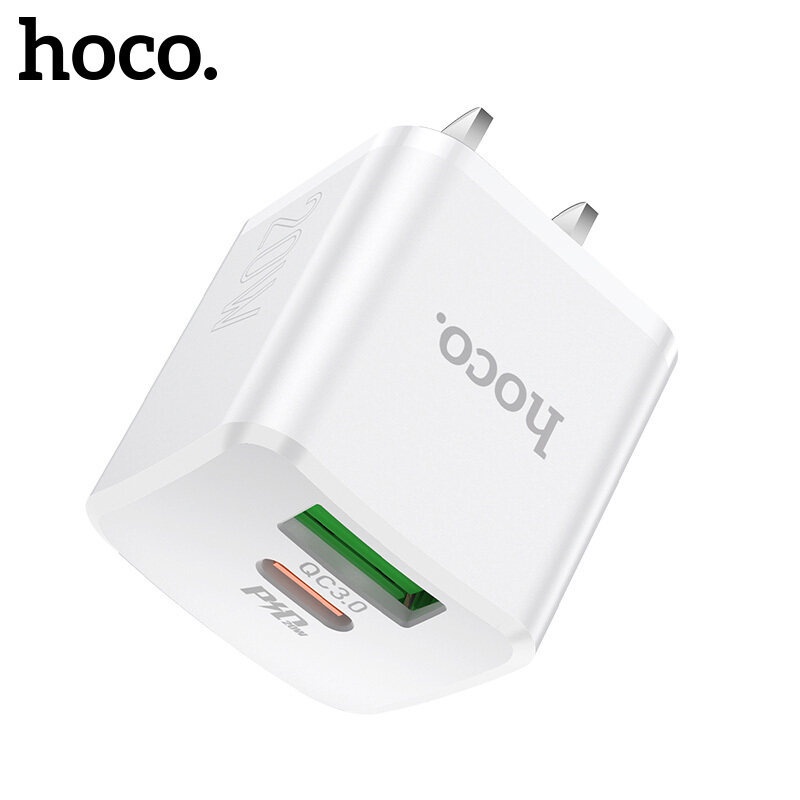 Củ sạc HOCO Nc2 mini Pd 20W USB Type-C thích hợp cho điện thoại 12 Pro Max 11 Xr 7 Samsung S20 A7 Xiaomi