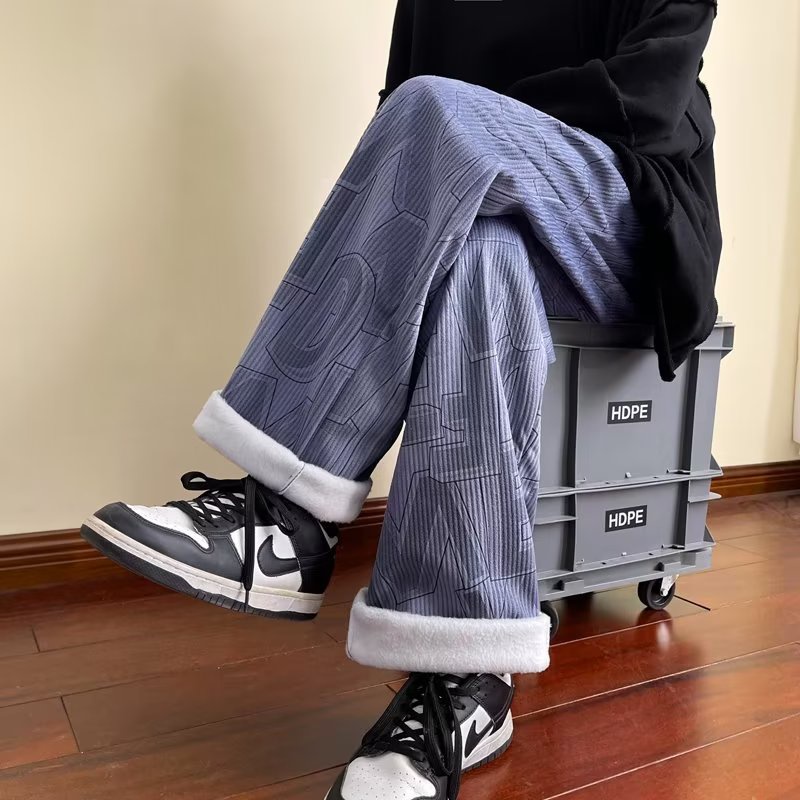 Quần Dài Dáng Rộng Phong Cách Công Sở Trẻ Trung Thời Trang Mùa Thu Cho Nam