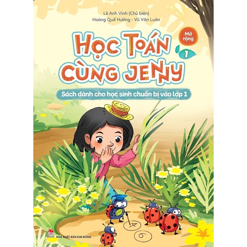 Sách - Combo 4 cuốn học Toán cùng Jenny - Dành cho học sinh chuẩn bị vào lớp 1 - Kim Đồng