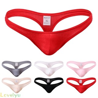[ FAST SHIPPING ]Men Briefs T-back Trunks Underpants Bikini Breathable G-string Low-rise