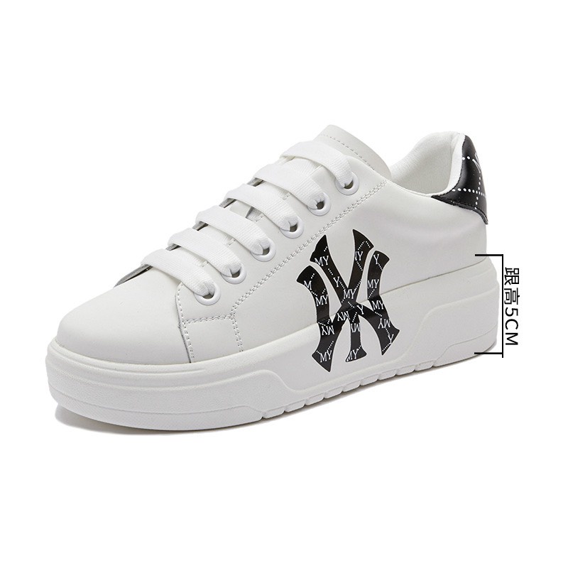 Giày mc queen ny,  mlb ny vàng đen tăng chiêu cao 5cm nam nữ siêu hot