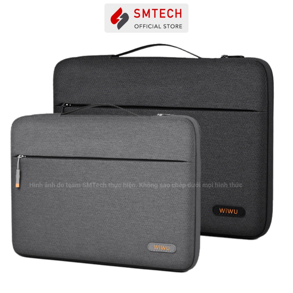 Túi xách đựng Laptop SMTech chính hãng Wiwu Pilot chống thấm nước nhiều ngăn đựng đồ có quai xách gọn gàng