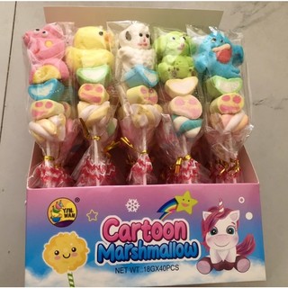 Kẹo dẻo marshmallows hình thú 1 cây_ Tấn Hưng Store