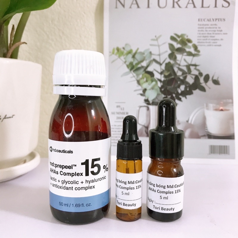 Peel Căng Bóng Trắng Sáng MD Ceuticals AHAs Complex 15%