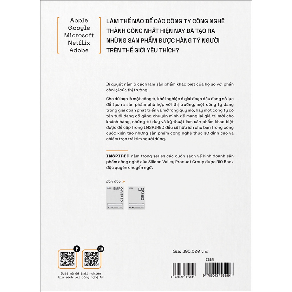 Sách - Combo 3 cuốn Hành trang cho người làm công nghệ (INSPIRED + EMPOWERED + LOVED)