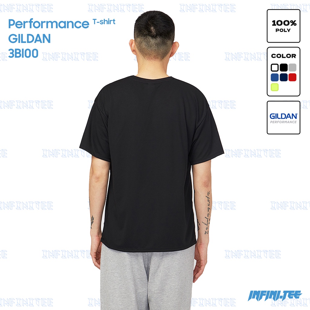 Áo thun INFINITEE thể thao Gildan 3BI00 - PERFORMANCE ADULT T-SHIRT