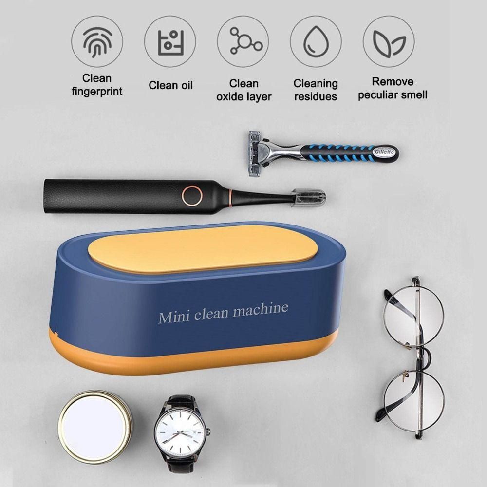 Hộp Dụng Cụ Vệ Sinh Trang Sức Vòng cổ Đồng Hồ Đeo Tay Bằng Sóng Siêu Âm