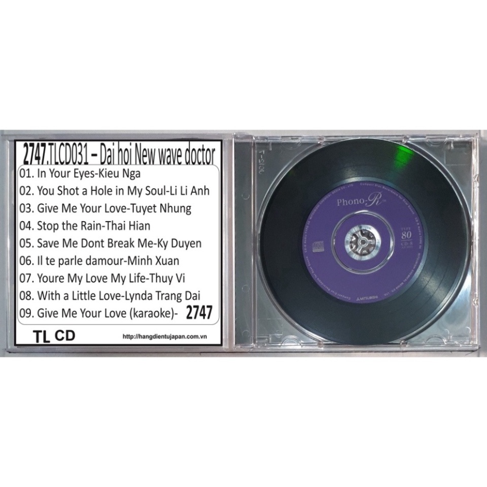 bộ 2 CD phono thanh lan chép nhạc sẵn như hình.