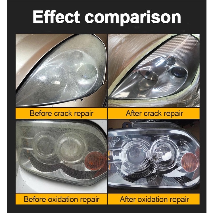 COMBO Dung Dịch Đánh Bóng PHỤC HỒI ĐỘ SÁNG cho Đèn Pha Ô Tô- Xe Máy  KÈM MÚT