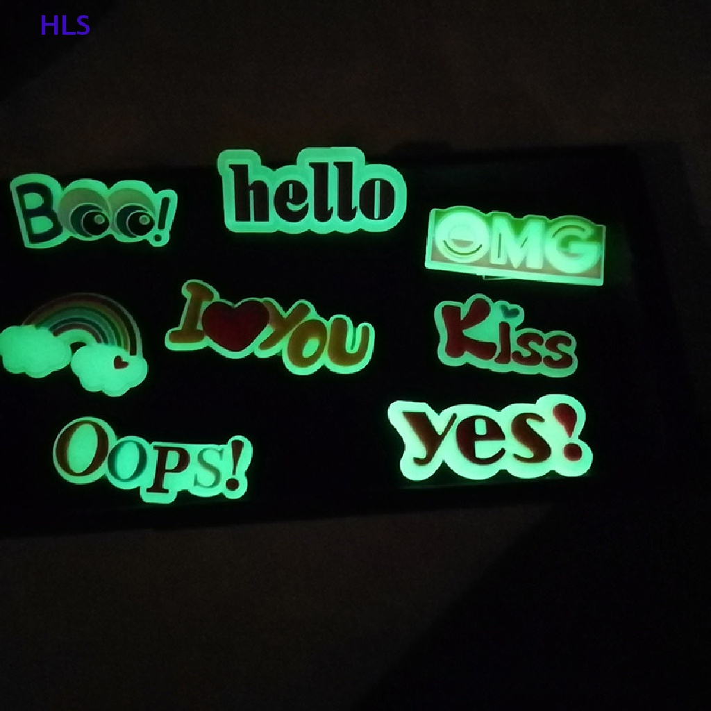 [HLS] Khóa Trang Trí Giày DIY Dạ Quang Dễ Thương