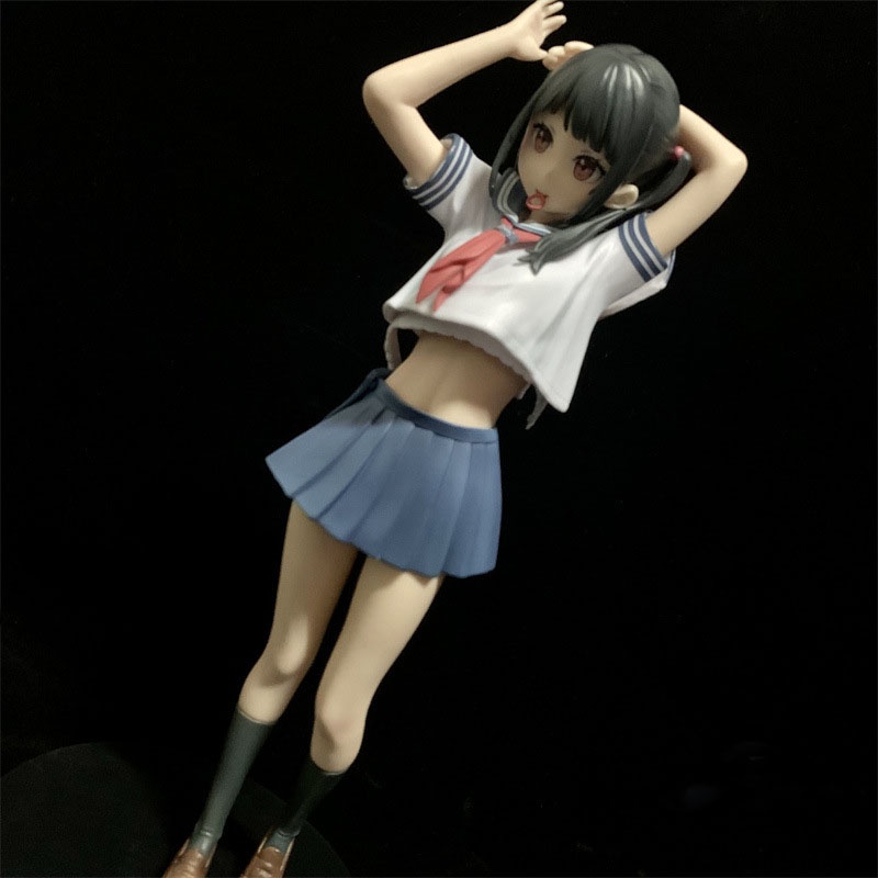 Mô Hình Nhân Vật Nữ Anime Fuku No Mannaka 28cm Bằng PVC Có Thể Tháo Rời