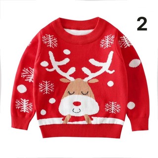 Áo len đỏ noel cho bé trai bé gái