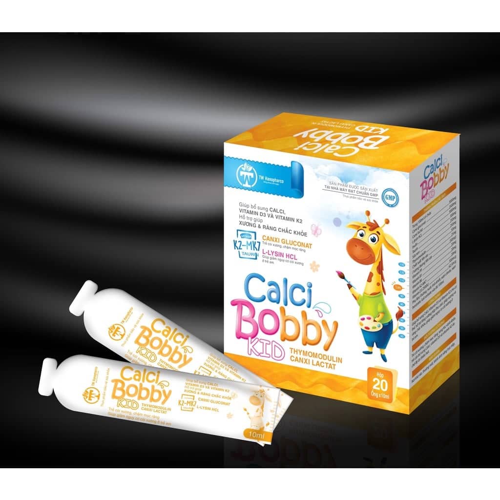 Canxi hữu cơ CALCI BOBBY KID,vitamin D3K2, giúp xương và răng chắc khỏe