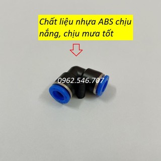 Cút nối góc vuông co nối dành cho ống 8mm ống 8ly dùng trong phun sương hệ thống tưới khí nén
