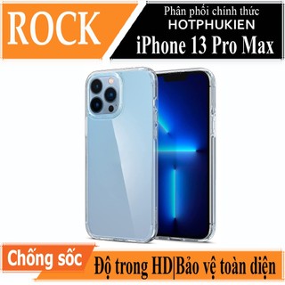 Ốp lưng chống sốc trong suốt Rock Space Protective Case cho iPhone 13 Pro / 13 Pro Max mỏng 1.5mm - hotphukien phân phối