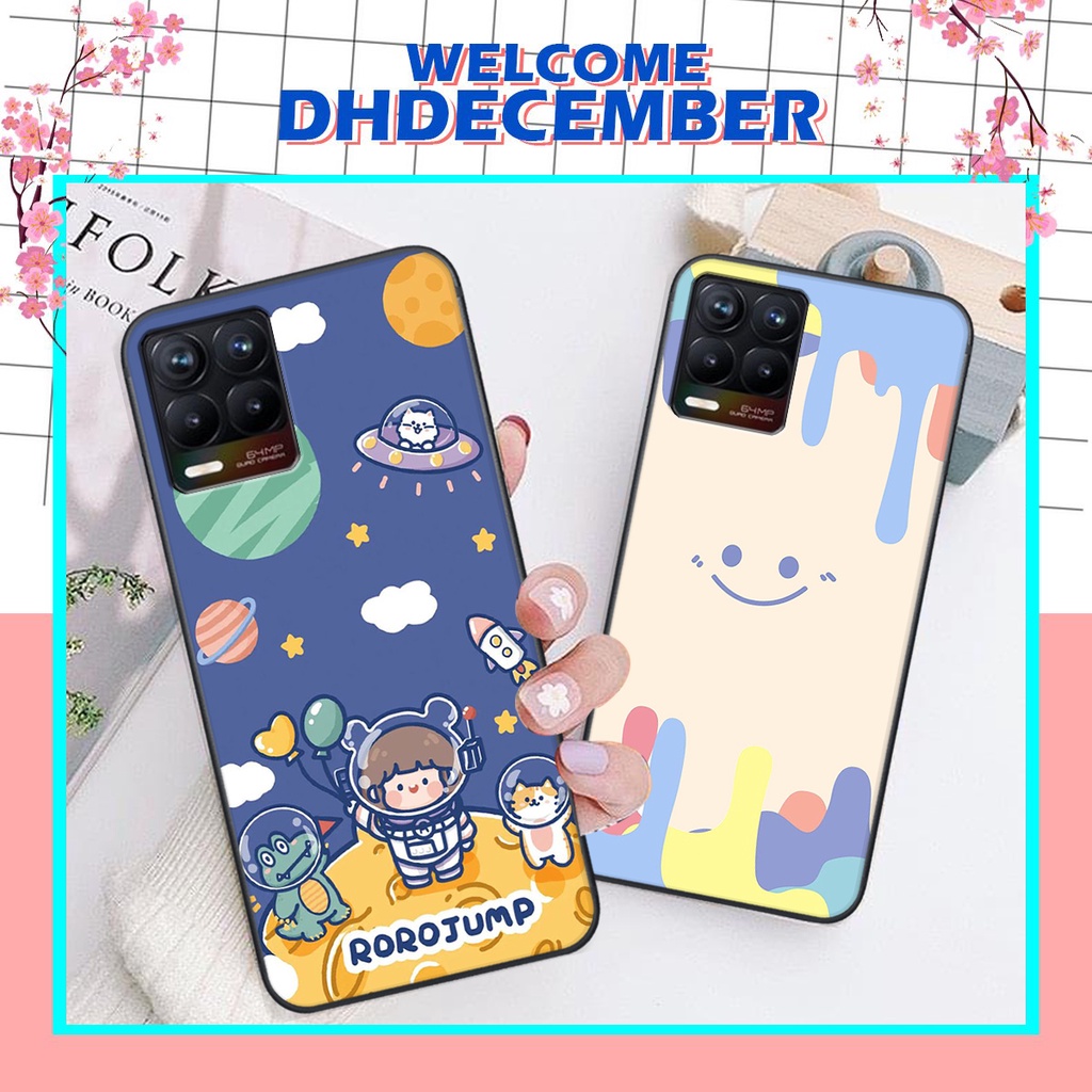 Ốp lưng Realme 8 / 8 PRO in hình tim, kẻ vuông mẫu mới CỰC XINH