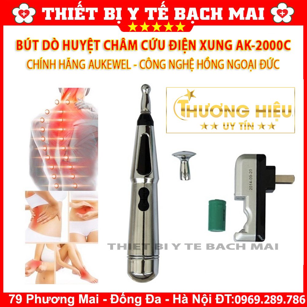 Máy Dò Huyệt Điện Xung Cao Cấp - Chính Hãng AUKEWEL - Công Nghệ Hồng Ngoại Của Đức