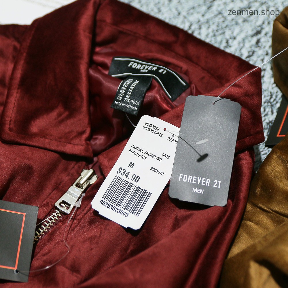 Áo Khoác Bomber F21 Chính Hãng Chất Nhung Cực Đẹp