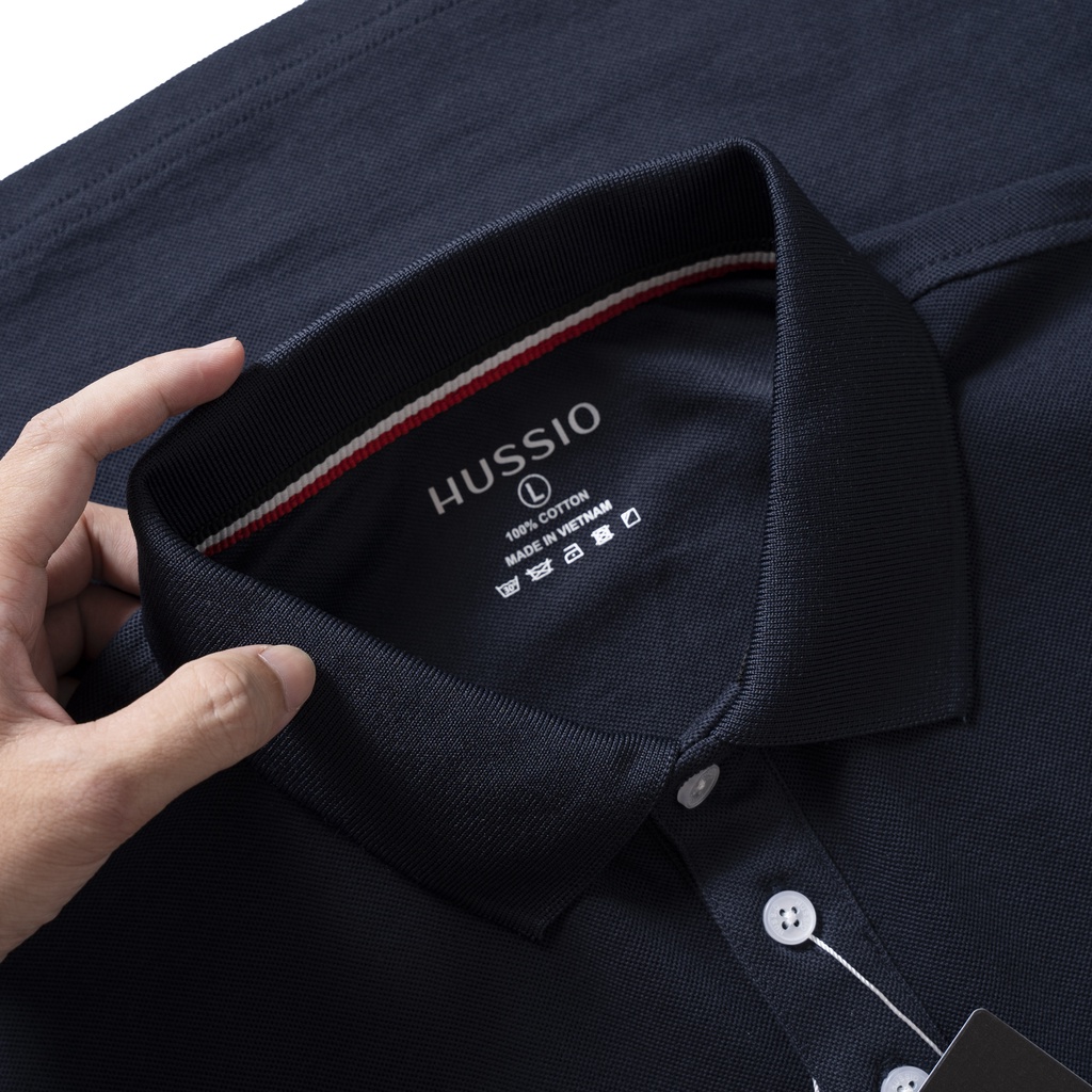 Áo Polo nam cao cấp ENGLINE vải cotton Pique cao cấp, năng động, trẻ trung, sang trọng - HUSSIO