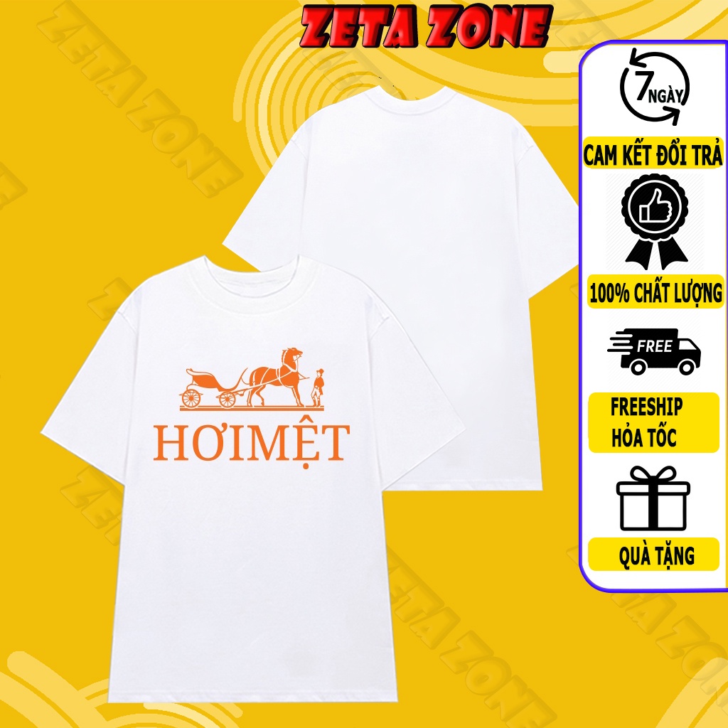 Áo phông nam nữ  hài hước unisex freesize in chữ Hơi Mệt độc lạ áo thế giới manh động tay lỡ form rộng unisex freesize