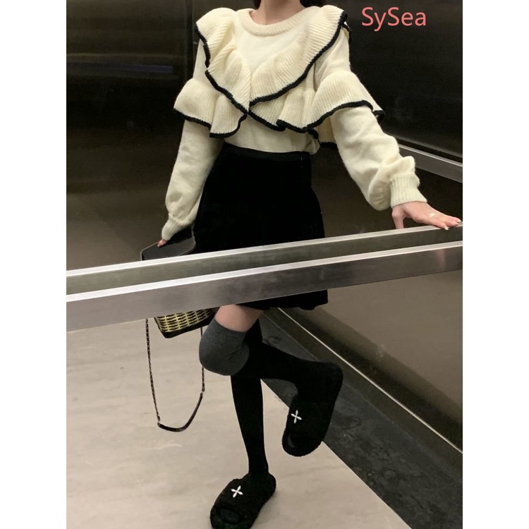 Áo Dệt Kim Thời Trang Ấm Áp Xinh Xắn Cho Nữ Mùa Đông