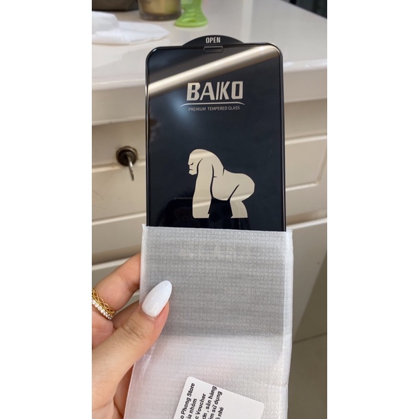 Kính cường lực KINGKONG BAIKO Full màn chính hãng cho iPhone 6 Plus 7 8 X XS Max 11 12 13 14 mini pro max